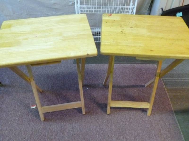 lot 322 image: T.V Trays