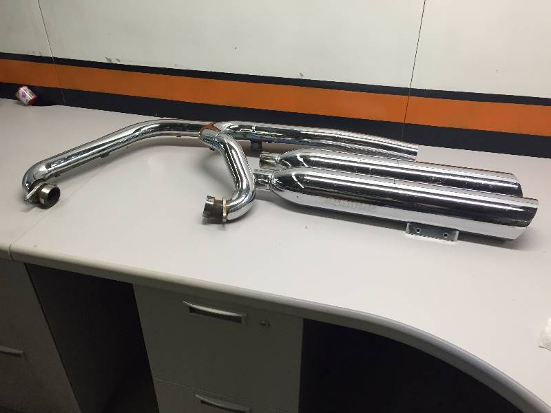 EXHAUST FROM VICTORY MOTORCYCLE