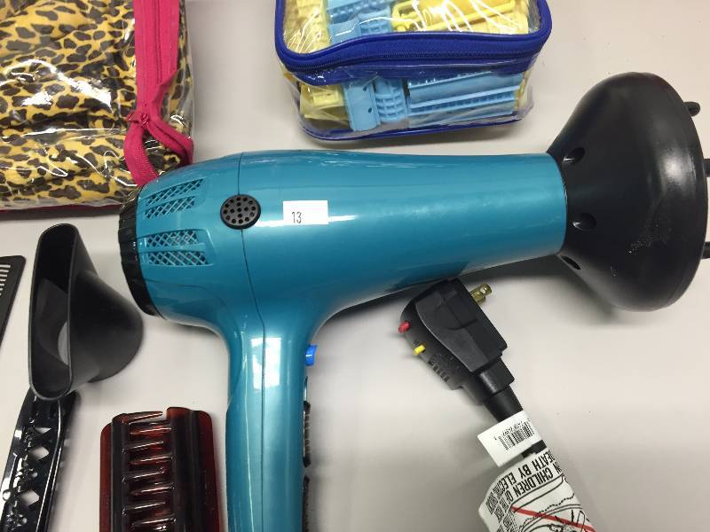 HAIR DRYER, CURLING IRON AND MISC