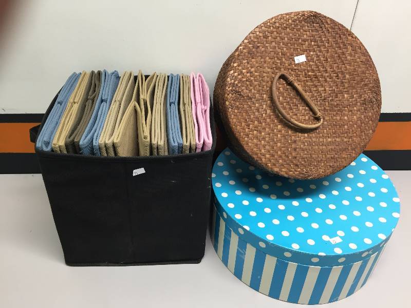 FABRIC DRAWER ORGANIZERS AND BASKETS