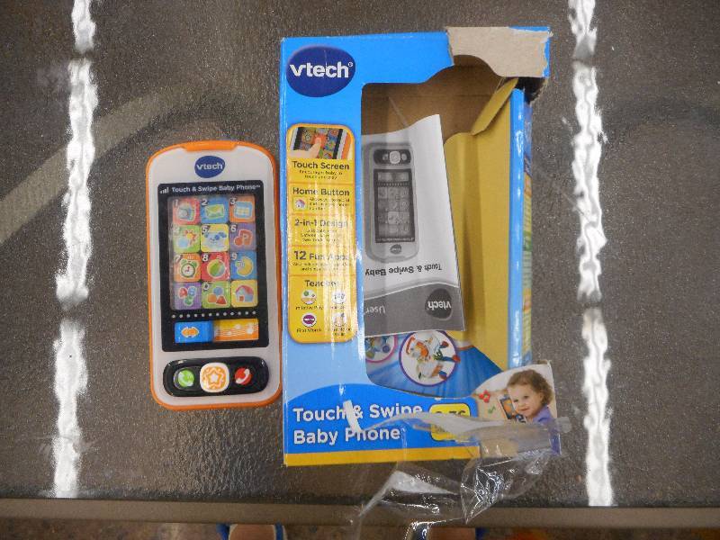 lot 23 image: VTECH TOUCH AND SWIPE BABY PHONE