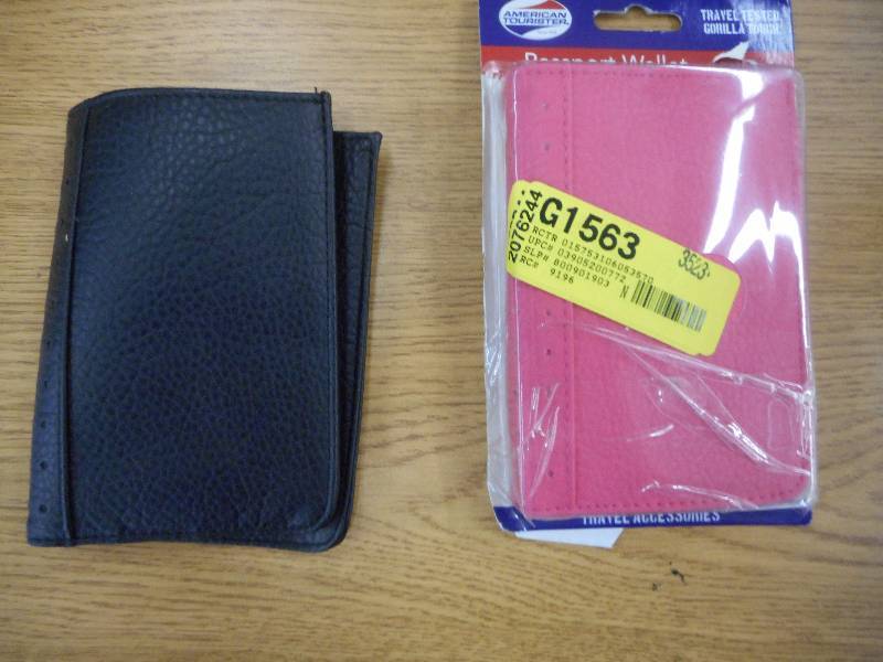 lot 38 image: (2) AMERICAN TOURISM PASSPORT WALLETS