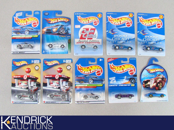 10 MINT ON CARD Hot Wheels Corvettes with Treasure Hunts