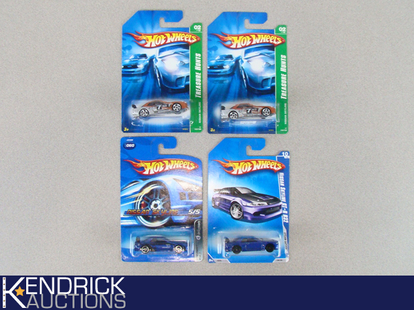 4 MINT ON CARD Hot Wheels Nissan Skylines with Treasure Hunts