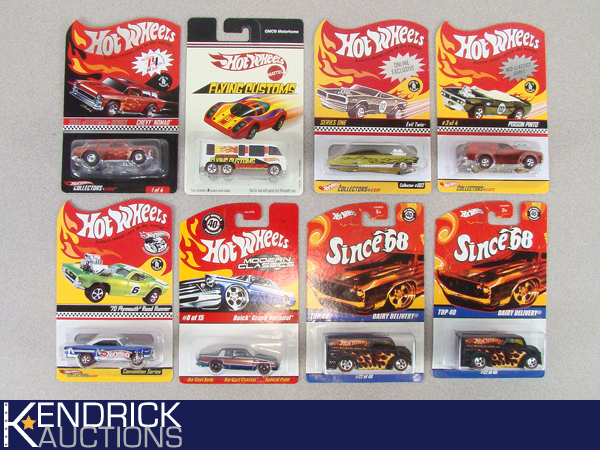 8 MINT ON CARD Hot Wheels Specialty Cars