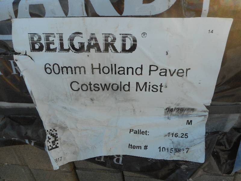 (1) Unused Pallet Of Belgard Non-Tu...