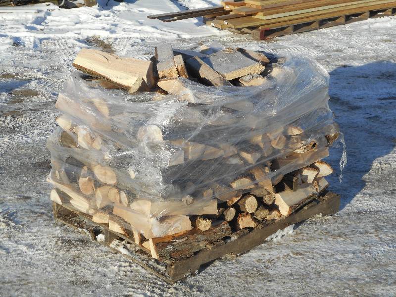 (1) Pallet Of Split Firewood, Appro...