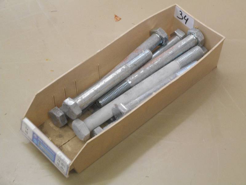 Bin Of 1x10 Hex Cap Screws ...