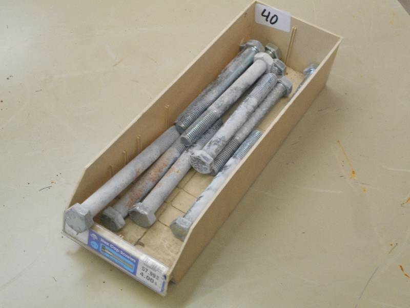 Bin Of 34x7 Hex Cap Screws ...