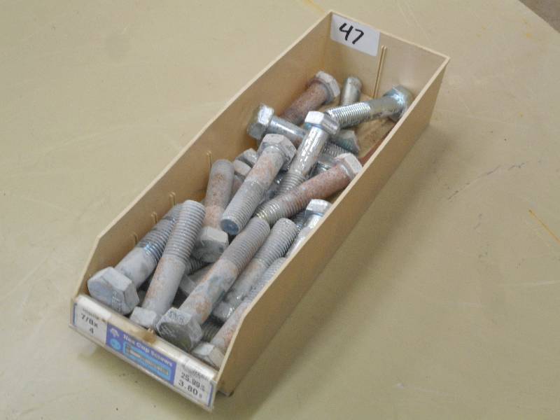 Bin Of 78x4 Hex Cap Screws ...