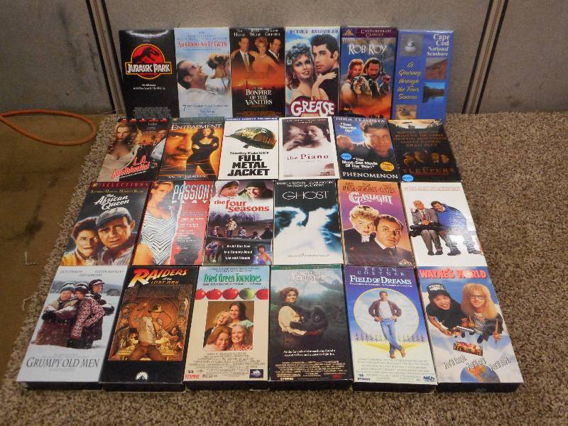 Box Full Of Assorted Like New VHS M...
