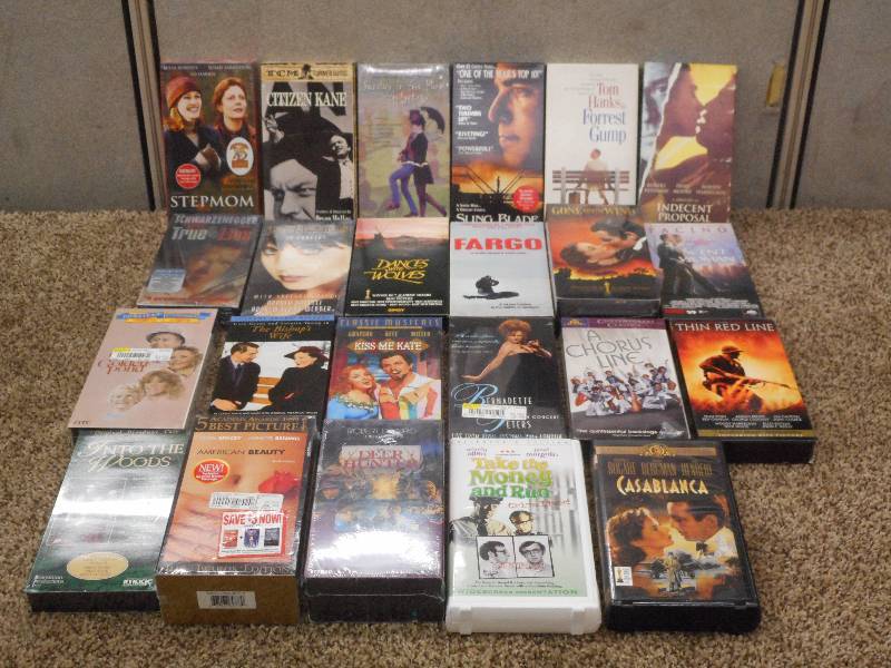 Box Full Of Assorted Like New VHS M...