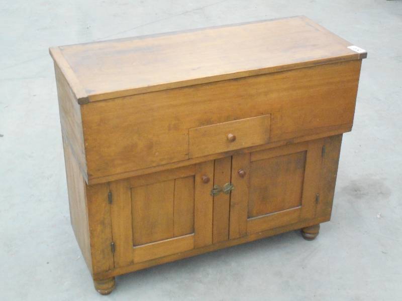 Antique Wooden Dry-Wash Sink, Neat ...