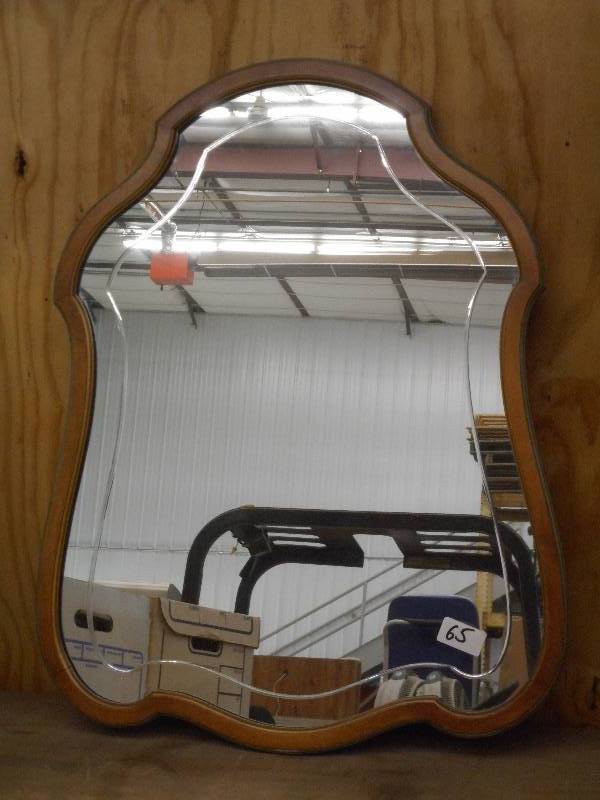 Nice Wood-Framed 24x36 Mirror Wit...
