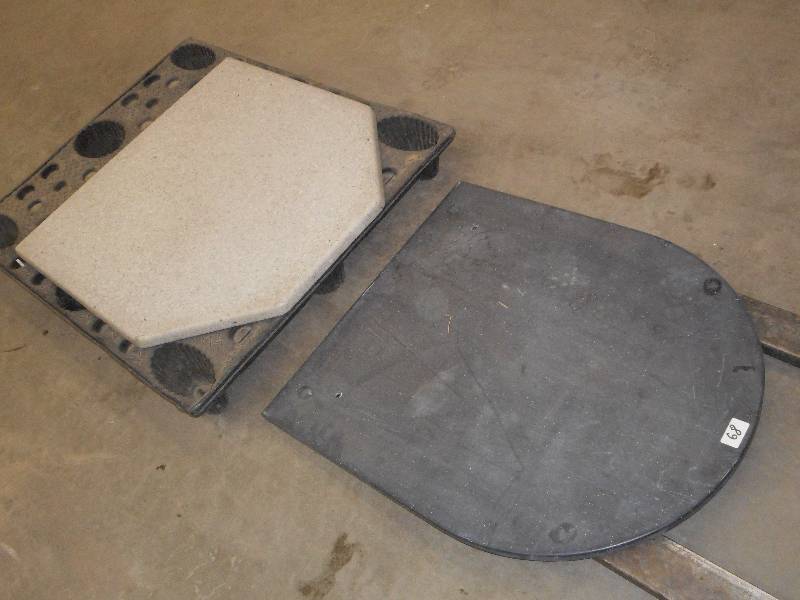 (2) Heavy Duty Molded Table Tops, G...