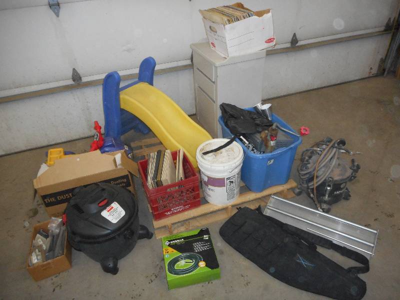 Pallet Lot Shop Vac, Trailer Jack,...