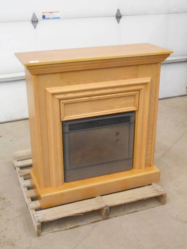 120Volt Electric Fireplace With Woo...