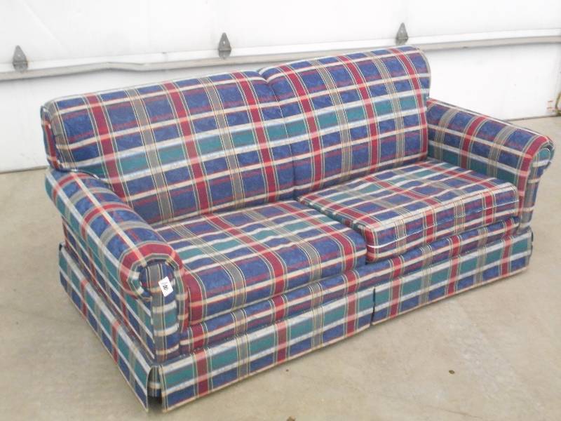 2-Seater Cloth Sofa With Hide-Away ...