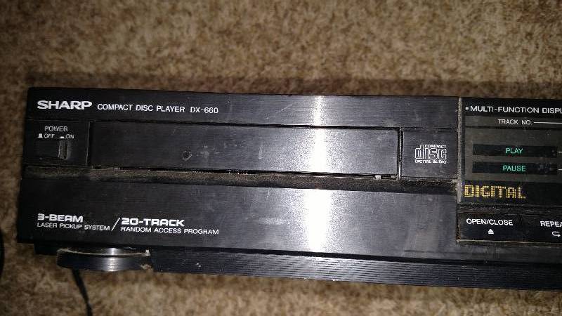 Sharp CD player