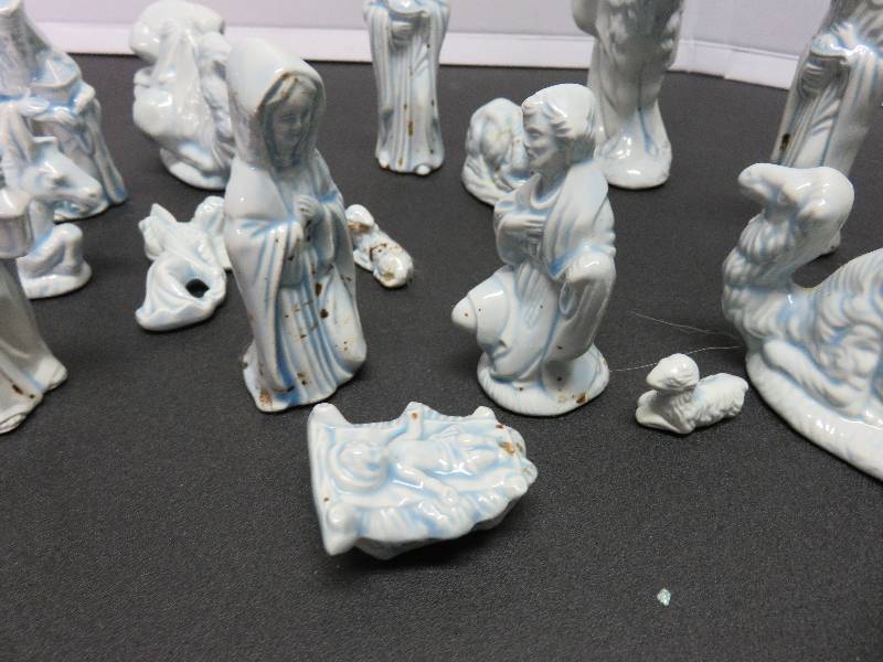 vintage nativity scene