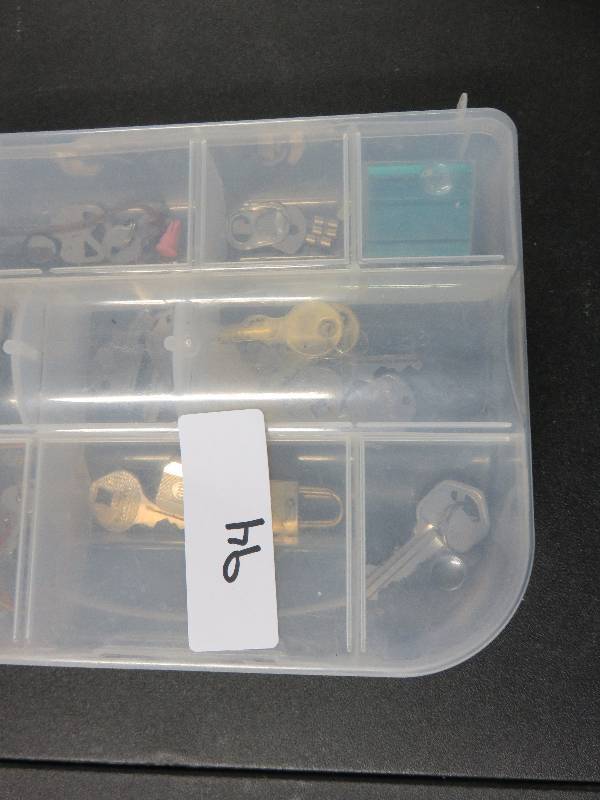small padlocks and keys