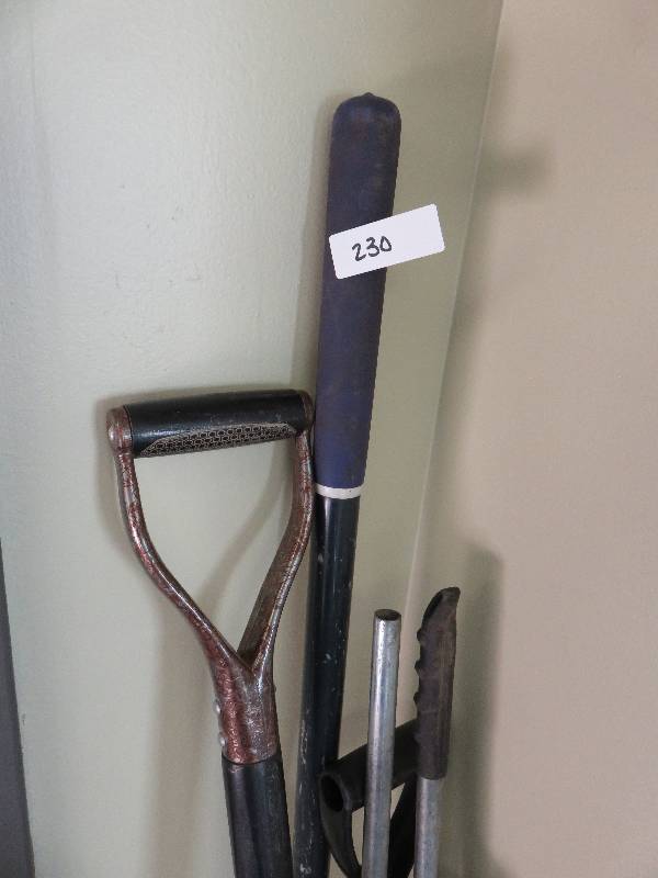 shovels, rake