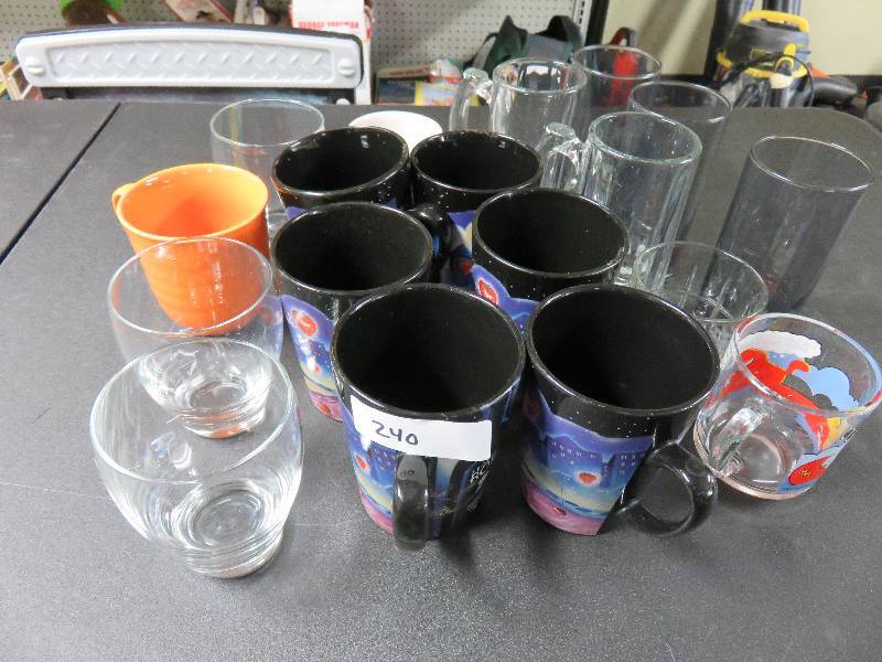 cups and glasses