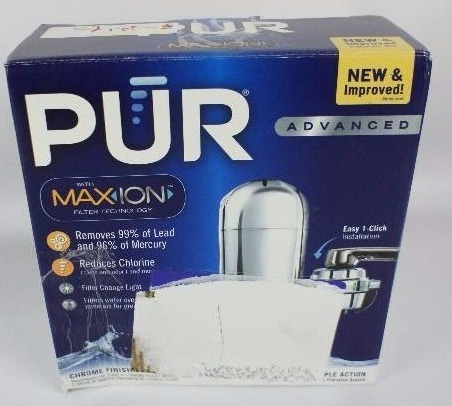 PUR Advanced Faucet Water Filter Chrome