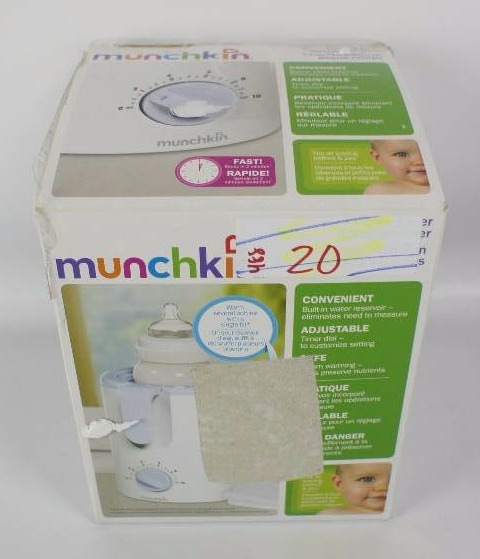 Munchkin Time Saver Bottle Warmer, White