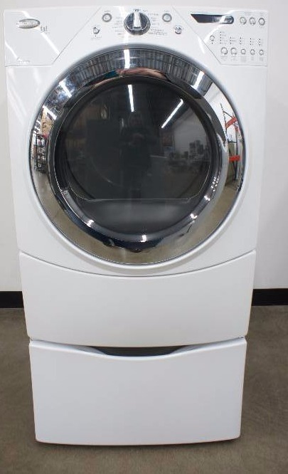 Whirlpool Steam Gas Dryer with Pedestal - Model # (WGD9750WW1)
