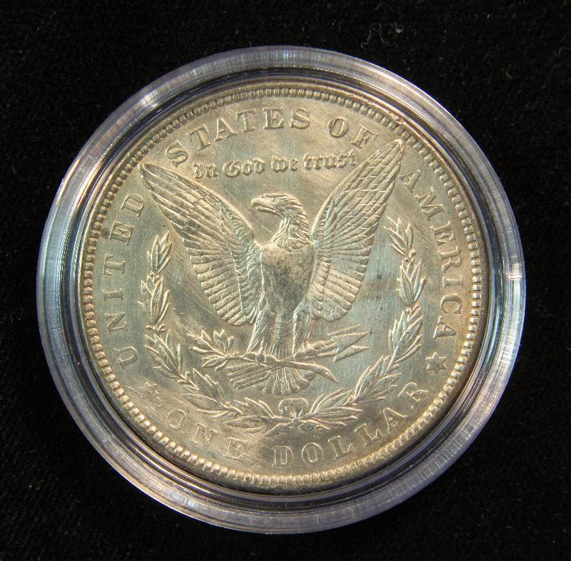 1898 MORGAN SILVER DOLLAR AU