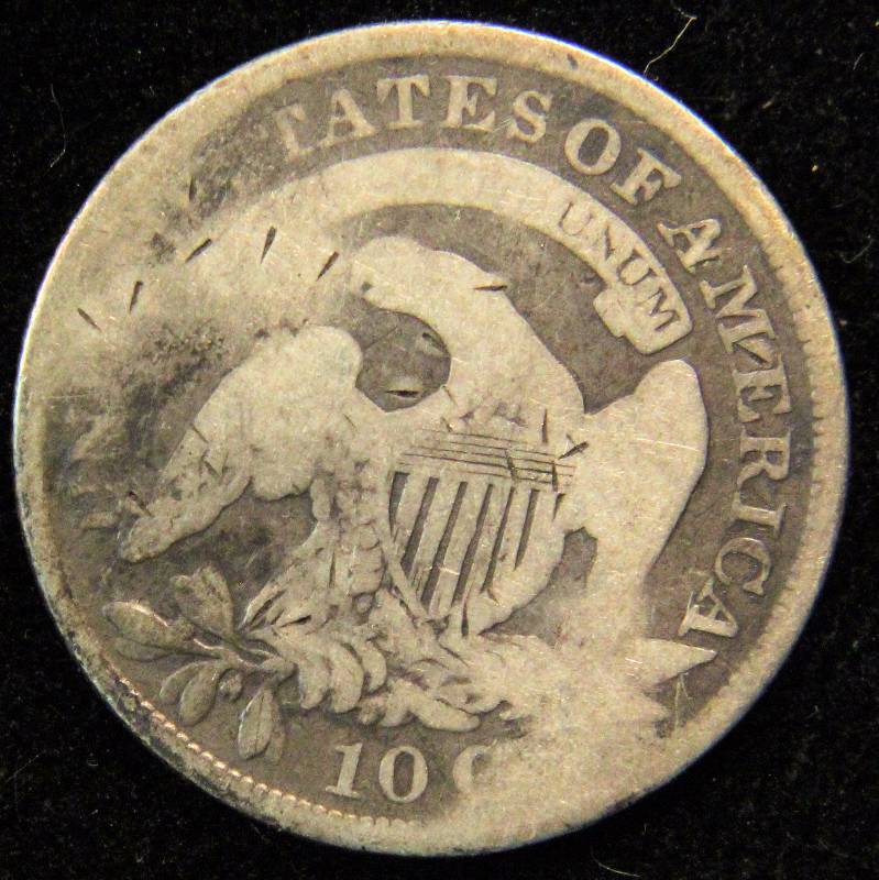 1830 CAPPED BUST SILVER DIME