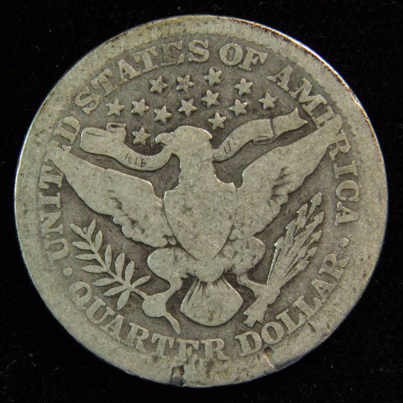 1912 BARBER SILVER QUARTER