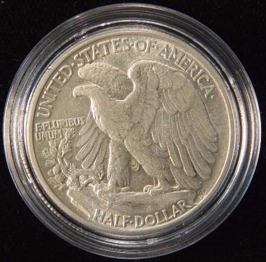 1941 WALKING LIBERTY SILVER HALF DOLLAR AU IN AIRTITE HOLDER
