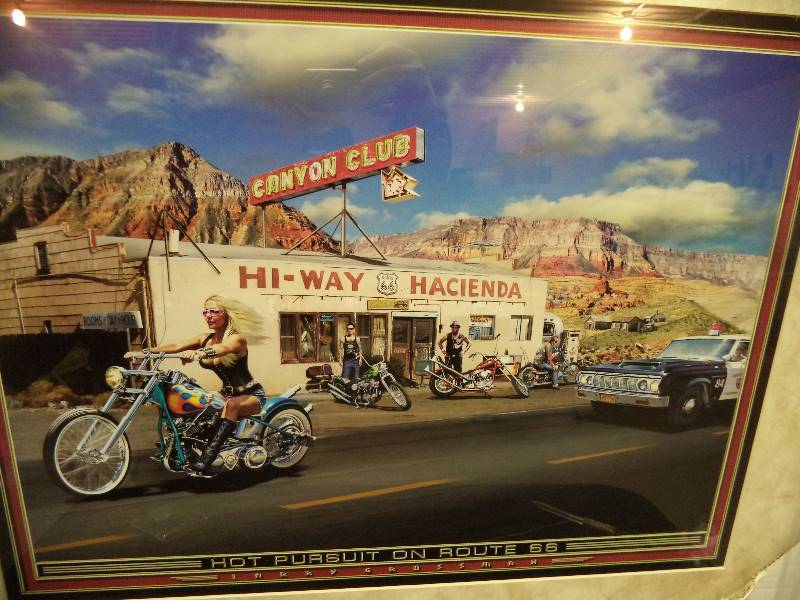 lot 5 image: Larry Grossman, Hot Pursuit on Route 66