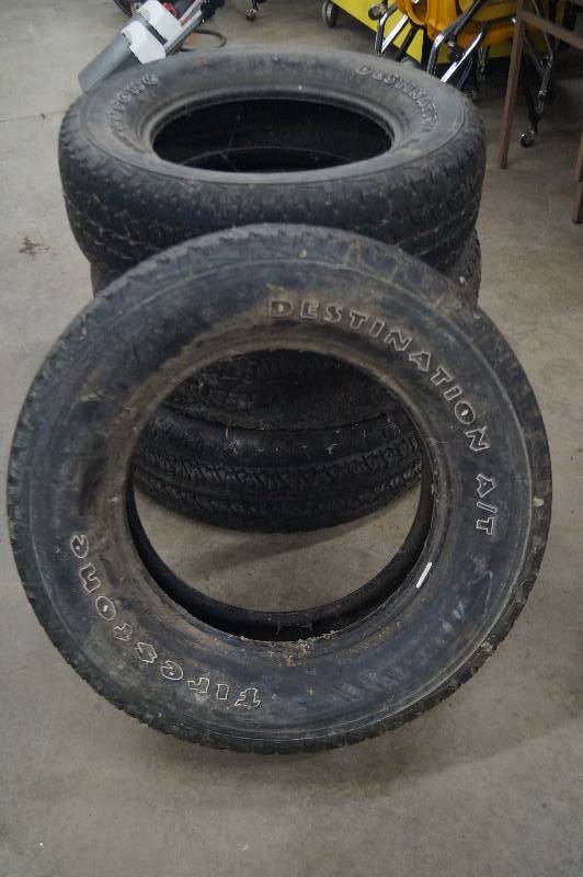 lot 5 image: Firestone Destination Tires