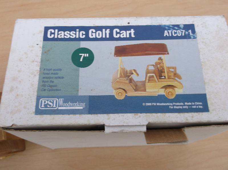 Wooden Golf Cart