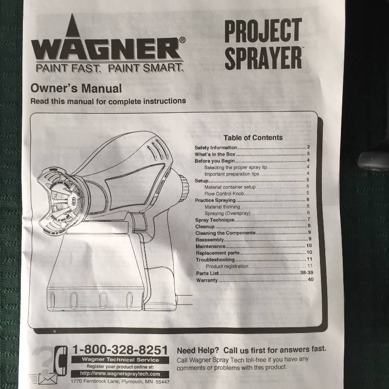 lot 115 image: Wagner Project Sprayer & Accessories