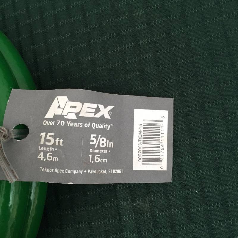 lot 89 image: Apex New 15 Ft. Garden Hose