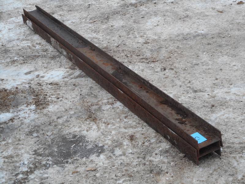 (2) 3.5x6x12ft Steel I-Beams ...