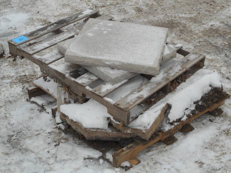 (2) 24x24 Landscape Stones & Part...