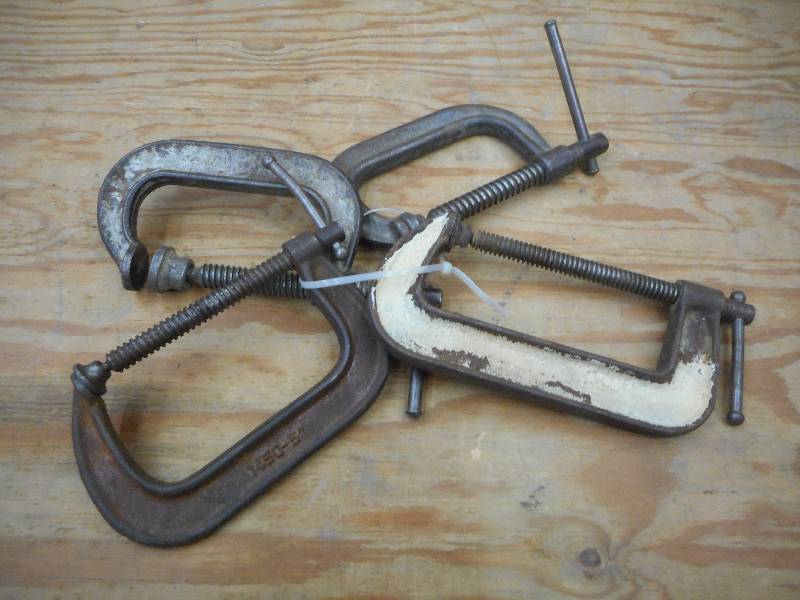 lot 66 image: (4) 4-6 C-Clamps ...