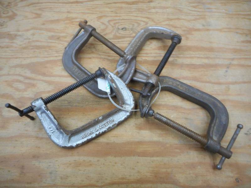 lot 68 image: (4) 4 C-Clamps ...