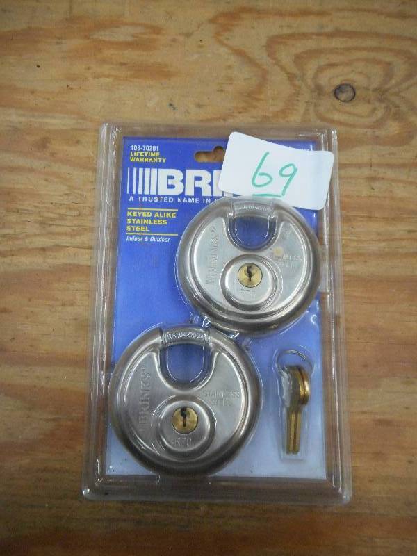 lot 69 image: New 2-Pack Of Brinks Stainless Stee...
