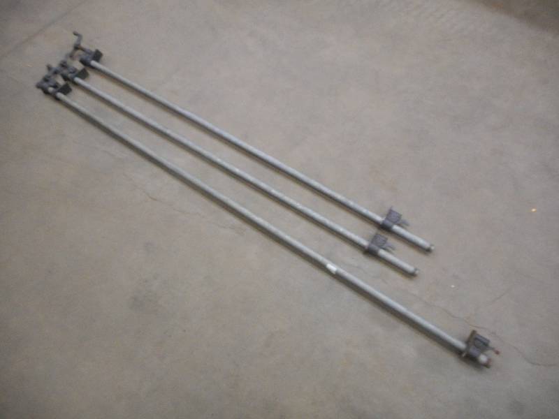 lot 95 image: (3) 6ft Steel Bar Clamps ...