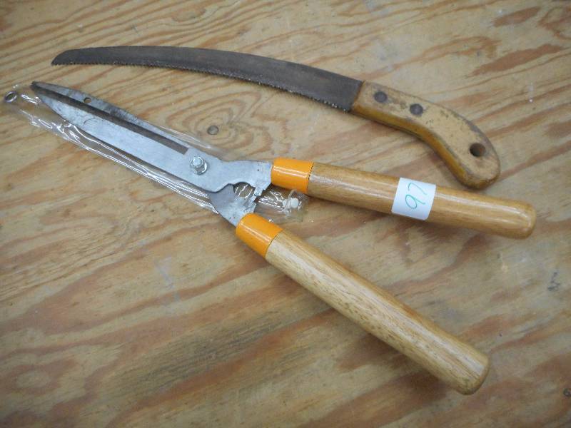 lot 97 image: (1) Pruning Saw & (1) Pruning Shear...