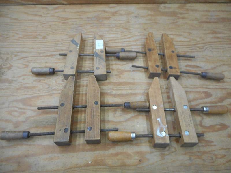 lot 99 image: (4) Jorgenson Wood Clamps ...