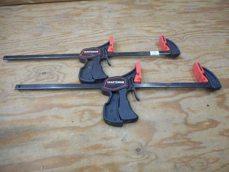 lot 103 image: (2) Craftsman 24 Quick Grip Clamps...