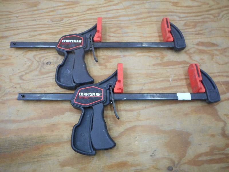 lot 104 image: (2) Craftsman 18 Quick Grip Clamps...