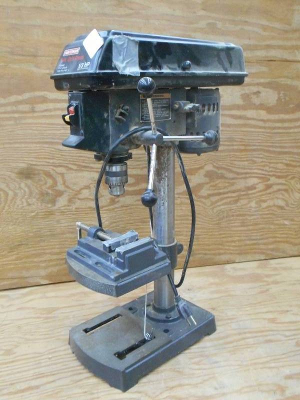 lot 117 image: Craftsman 13HP 5-Speed Drill Press...